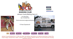 Desktop Screenshot of jocobarkingclub.com